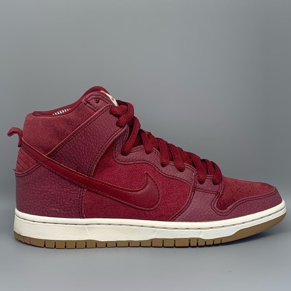 Nike SB Dunk Pro High Red Filbert Shoes 305050-662 Men’s Sz 6 / Women’s Sz 7.5 - Picture 5 of 10